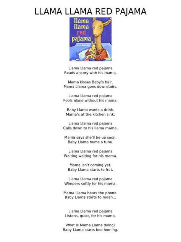 Llama Llama Red Pajama Lyrics: A Comprehensive Exploration